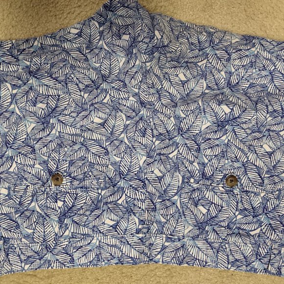 Gap blue and white shorts, size 8 - Picture 2 of 2